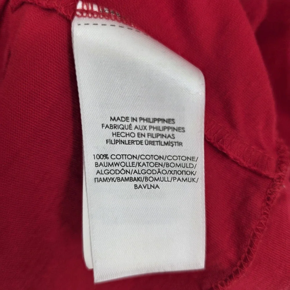 Polo Ralph Lauren T-Shirt Mens XXL Red Polo USA Flag Graphic Short Sleeve Crew